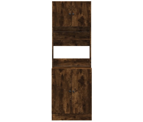 vidaXL virtuves skapītis, ozola, 60x50x180 cm, inženierijas koks