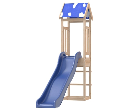 vidaXL āra rotaļu laukums, priedes masīvkoks