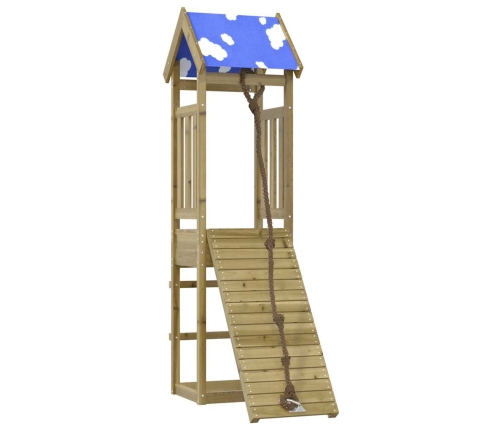 vidaXL āra rotaļu laukums, impregnēts priedes koks