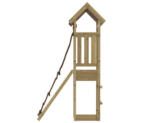 vidaXL āra rotaļu laukums, impregnēts priedes koks