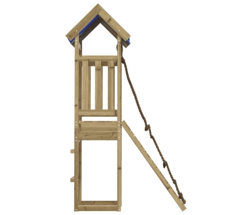 vidaXL āra rotaļu laukums, impregnēts priedes koks