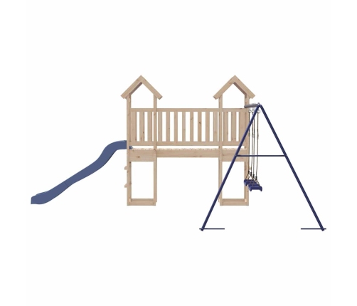 vidaXL āra rotaļu laukums, priedes masīvkoks