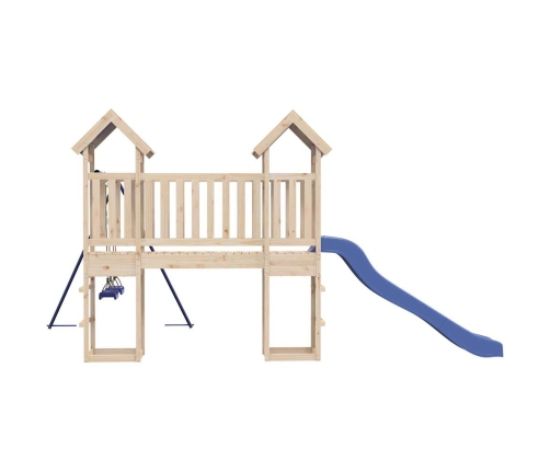 vidaXL āra rotaļu laukums, priedes masīvkoks