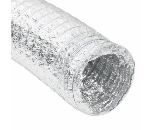 vidaXL ventilācijas kanāls, alumīnijs, 6 m, Ø15 cm