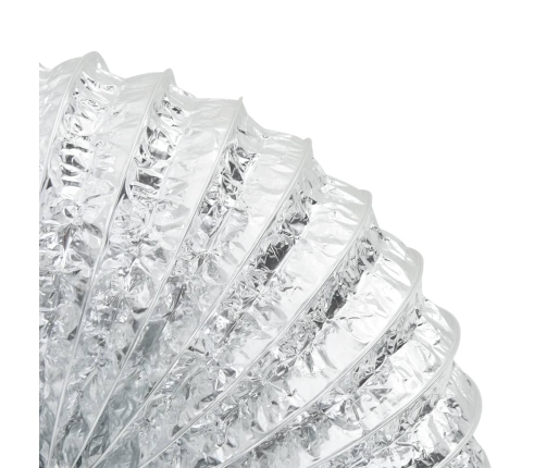 vidaXL ventilācijas kanāls, alumīnijs, 6 m, Ø15 cm