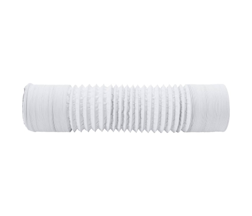 vidaXL ventilācijas kanāls, alumīnijs, 6 m, Ø10 cm, PVC