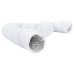 vidaXL ventilācijas kanāls, alumīnijs, 6 m, Ø15 cm, PVC