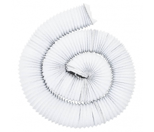 vidaXL ventilācijas kanāls, alumīnijs, 6 m, Ø20 cm, PVC