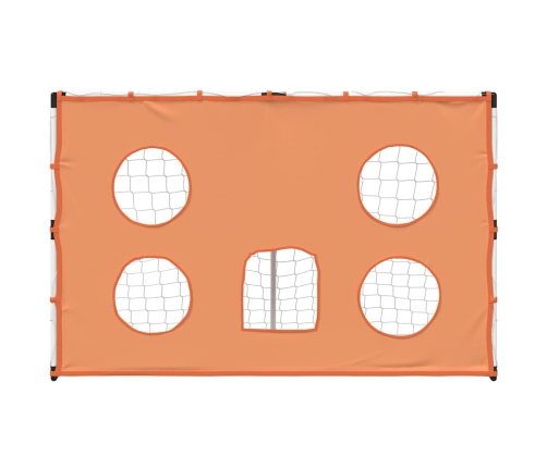 vidaXL bērnu futbola vārti ar mērķēšanas sienu un bumbu, 182x62x118 cm