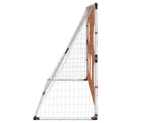 vidaXL bērnu futbola vārti ar mērķēšanas sienu un bumbu, 182x62x118 cm