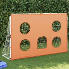 Bērnu Futbola Vārti Ar Mērķēšanas Sienu Un Bumbu, 182X62X118 Cm Vidaxl