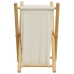vidaXL veļas grozs, krēmbalts, 41,5x36x63,5 cm, bambuss