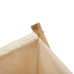 vidaXL veļas grozs, krēmbalts, 41,5x36x63,5 cm, bambuss
