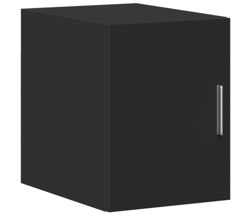 vidaXL skapis, melns, 30x42,5x225 cm, inženierijas koks