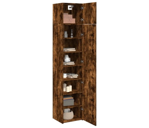 vidaXL skapis, ozolkoka krāsā, 45x42,5x225 cm, inženierijas koks