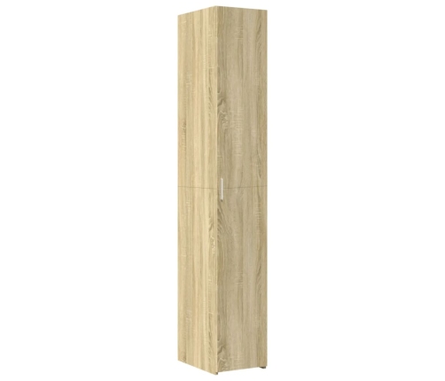 vidaXL augstais skapītis, ozolkoka, 30x42,5x185 cm, inženierijas koks