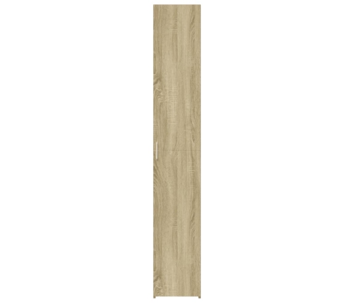 vidaXL augstais skapītis, ozolkoka, 30x42,5x185 cm, inženierijas koks