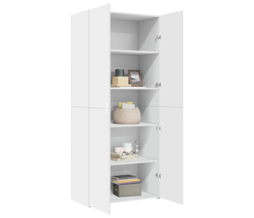 vidaXL augstais skapītis balts 80x42,5x185 inženierijas koks