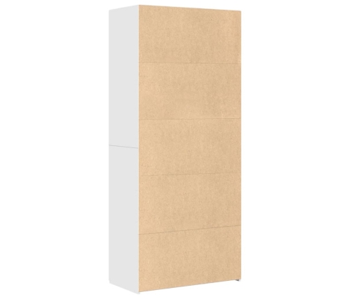 vidaXL augstais skapītis balts 80x42,5x185 inženierijas koks