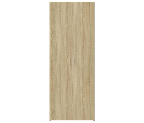 vidaXL augstais skapītis koka krāsa 80x42,5x185 inženierijas koks