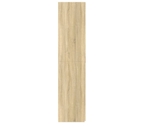 vidaXL augstais skapītis koka krāsa 80x42,5x185 inženierijas koks