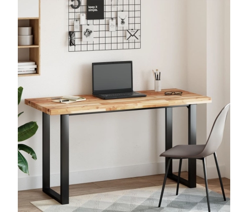 vidaXL galda virsma, 140x60x4 cm, taisnstūra, akācijas masīvkoks