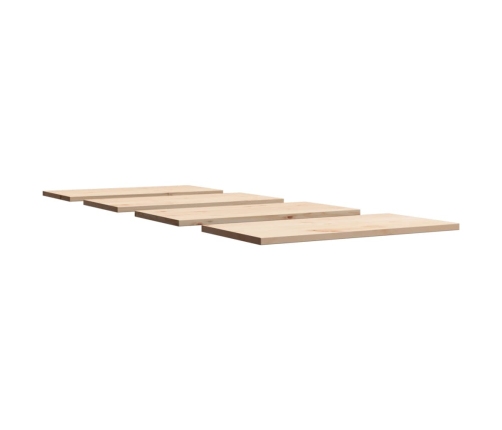 vidaXL galda virsmas, 4 gab., 90x45x2,5 cm, taisnstūra, priedes koks