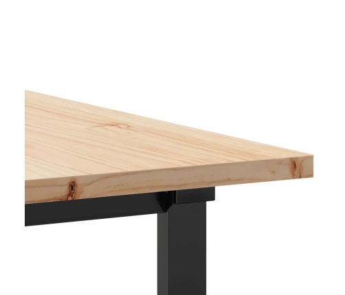 Virtuves Galds, O-Rāmis, 180X90X75,5 Cm, Priedes Koks, Čuguns Vidaxl