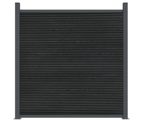 Žoga Panelis, Pelēks, 1391X186 Cm, Wpc Vidaxl