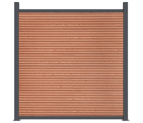 Žoga Panelis, Brūns, 1045X186 Cm, Wpc Vidaxl