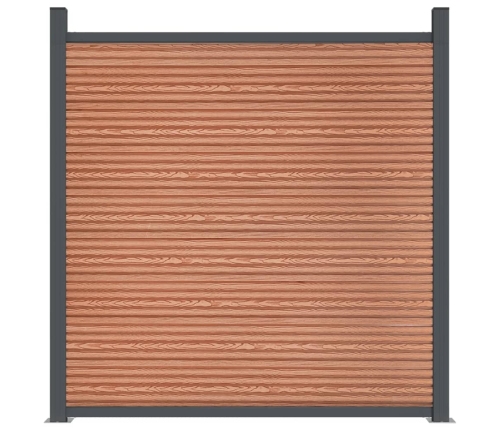 Žoga Panelis, Brūns, 1391X186 Cm, Wpc Vidaxl