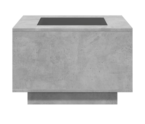 vidaXL kafijas galdiņš ar LED, 60x60x40 cm, inženierijas koks