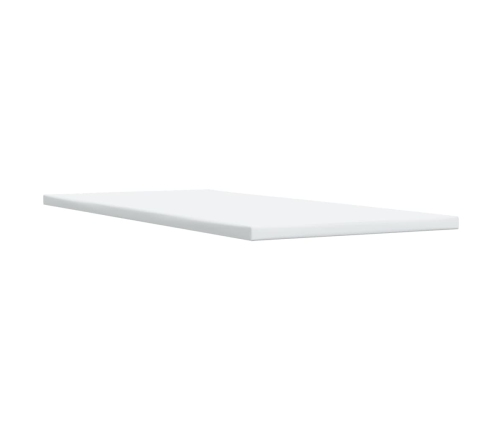 vidaXL atsperu gulta ar matraci, pelēka, 100x200 cm, mākslīgā āda