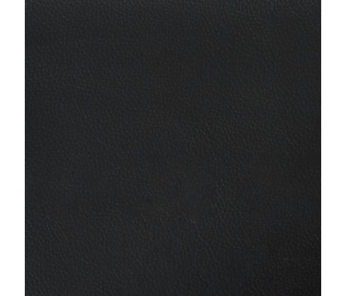 vidaXL atsperu gulta ar matraci, melna, 80x200 cm, mākslīgā āda