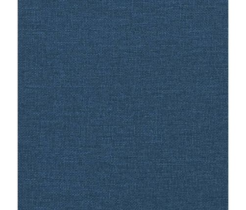vidaXL atsperu gultas rāmis ar matraci, zils, 80x200 cm, audums
