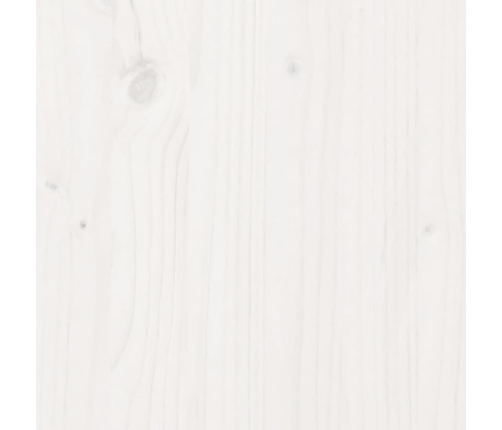 vidaXL bērnu gultas rāmis, balts, 90x200 cm, priedes masīvkoks