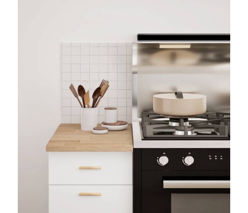 Virtuves Darba Virsma 40X63,5X2,7 Cm Ozola Masīvkoks Taisnstūra Vidaxl