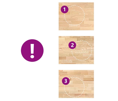 Virtuves Darba Virsma 80X63,5X2,7 Cm Ozola Masīvkoks Taisnstūra Vidaxl