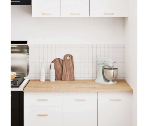 Virtuves Darba Virsma 120X63,5X2,7Cm Ozola Masīvkoks Taisnstūra Vidaxl