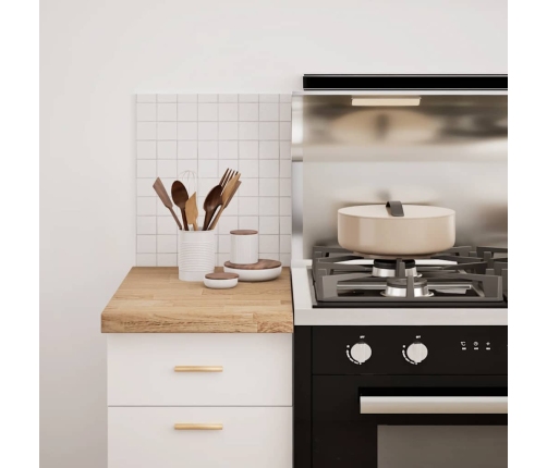 Virtuves Darba Virsma 40X63,5X4 Cm Ozola Masīvkoks Taisnstūra Vidaxl