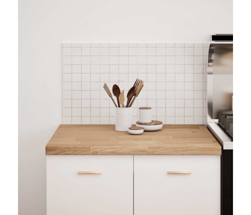 Virtuves Darba Virsma 80X63,5X4 Cm Ozola Masīvkoks Taisnstūra Vidaxl