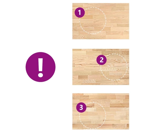 Virtuves Darba Virsma 100X63,5X4 Cm Ozola Masīvkoks Taisnstūra Vidaxl