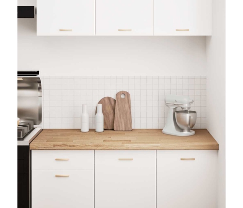 Virtuves Darba Virsma 140X63,5X4 Cm Ozola Masīvkoks Taisnstūra Vidaxl