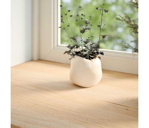 vidaXL palodzes 2 gb., neapstrādāts, 120x20x2 cm, ozola masīvkoks