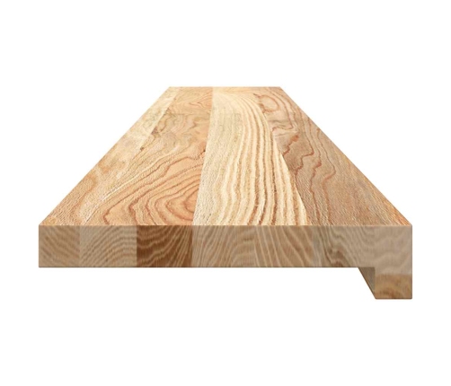 vidaXL palodzes 2 gb., neapstrādāts, 120x20x2 cm, ozola masīvkoks
