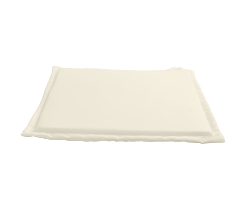 vidaXL dārza sēdekļu paliktņi, 2 gb., krēmkrāsas, 45x45x2 cm, kvadrāta