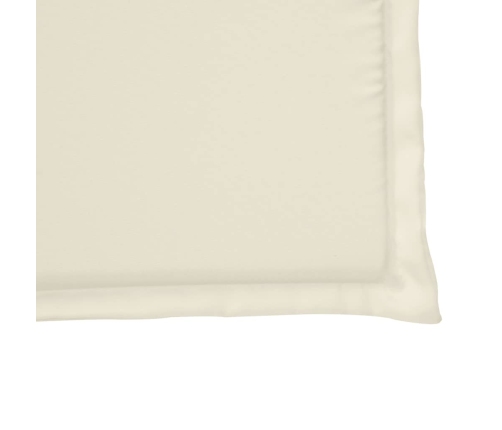 vidaXL dārza sēdekļu paliktņi, 2 gb., krēmkrāsas, 45x45x2 cm, kvadrāta