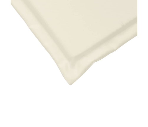 vidaXL dārza sēdekļu paliktņi, 2 gb., krēmkrāsas, 45x45x2 cm, kvadrāta