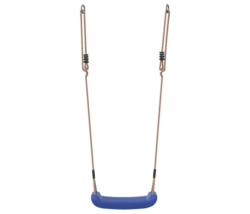 vidaXL āra šūpoles bērniem, vienvietīgas, regulējama virve, zils