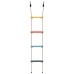 vidaXL virvju kāpnes bērniem ar 4 kāpšļiem, daudzkrāsainas